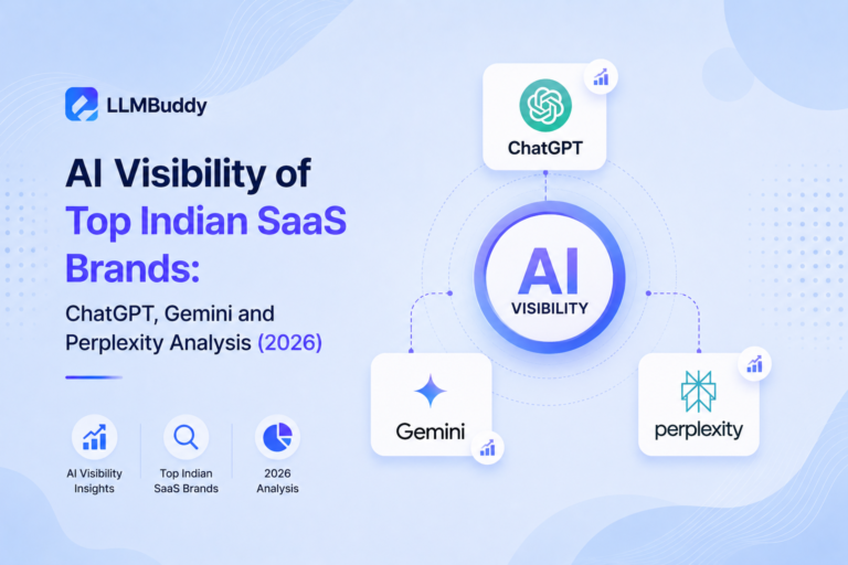 AI Visibility of Top Indian SaaS Brands: ChatGPT, Gemini and Perplexity Analysis (2026)