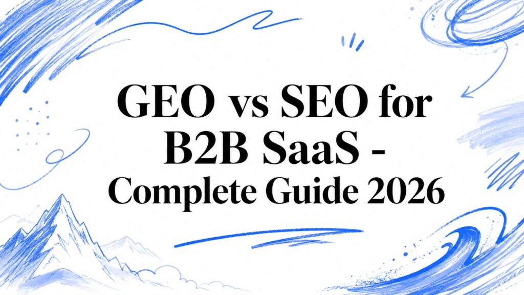 GEO vs SEO for B2B SaaS – Complete Guide 2026