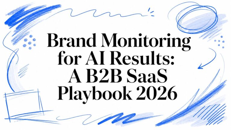 Brand Monitoring for AI Results: A B2B SaaS Playbook 2026