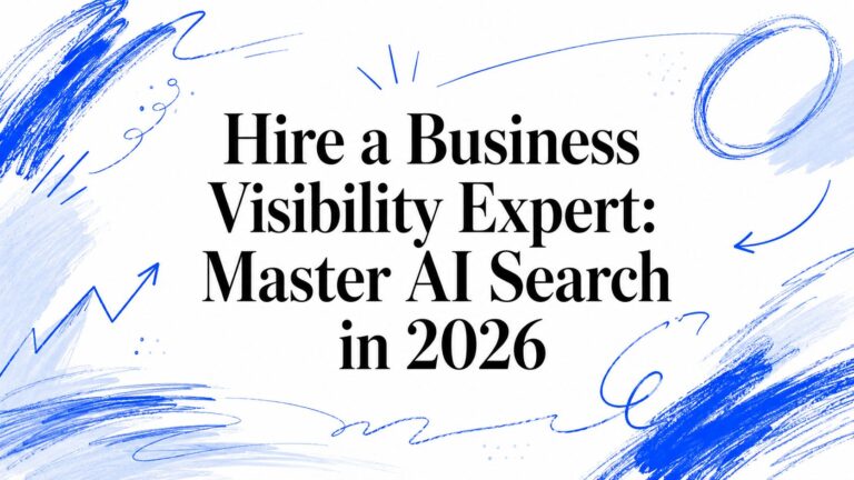Hire a Business Visibility Expert: Master AI Search in 2026