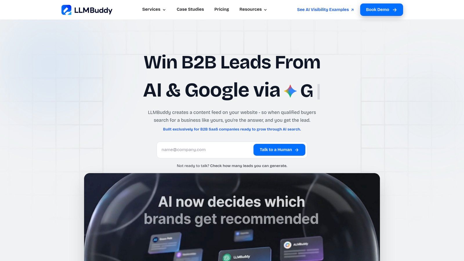 Screenshot from https://llmbuddy.in