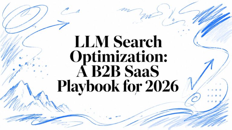 LLM Search Optimization: A B2B SaaS Playbook for 2026